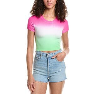 Katiejnyc Womens Livi Ribbed T-Shirt, Red